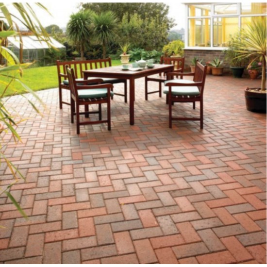 Brindle - Driveway 50 - Block Paving - Brindle 200x100x50mm - (488no Per Pack)9.76 m2