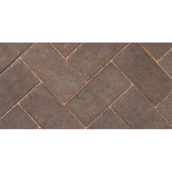 Burnt Oker - Driveway 50 - Block Paving - Burnt Oker 200x100x50mm - (488no Per Pack)9.76 m2