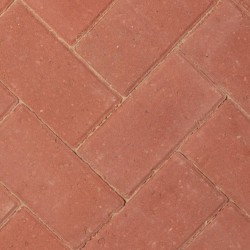 Red - Driveway 50 - Block Paving - Red 200x100x50mm - (488no Per Pack)9.76 m2
