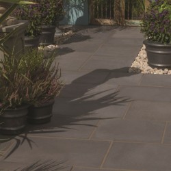 Dark Grey - Aged Riven - Concrete Paving - 450x300x32mm