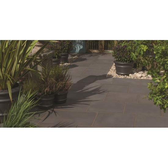 Dark Grey - Aged Riven - Concrete Paving - 450x300x32mm