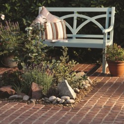 Rustic Red - Carpet Stones - Concrete Paving - 1200x400x40mm Pack 14.90m2