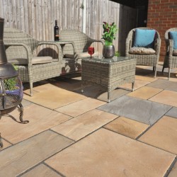 Autumn Bronze - Old Riven - Concrete Paving - 300x300mm