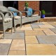Autumn Gold - Old Riven - Concrete Paving - 300x300mm