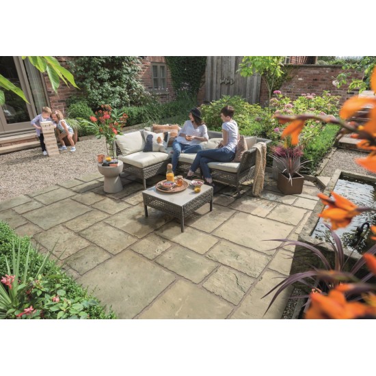 Grey Green - Old Town - Concrete Paving - 900x600x44mm Pack 5.55m2