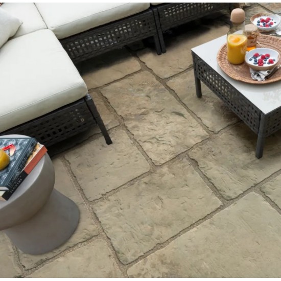 Grey Green - Old Town - Concrete Paving - Patio Pack 6.40m2