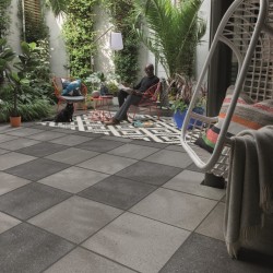 Midnight Grey - Panache Paving - Concrete Paving - 450x450x40mm Pack 8.10m2