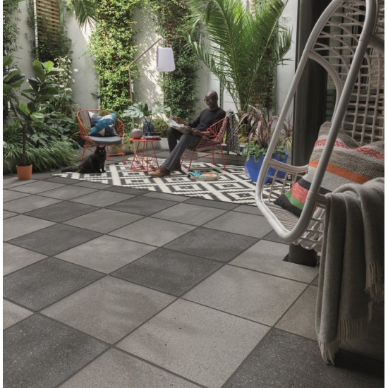Midnight Grey - Panache Paving - Concrete Paving - 450x450x40mm Pack 8.10m2