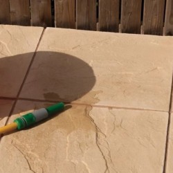 Buff - Peak Riven - Concrete Paving - 600x600x35mm