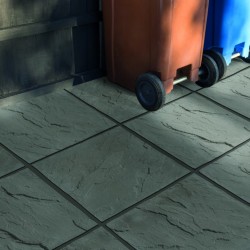 Dark grey - Peak Riven - Concrete Paving - 600x600x35mm
