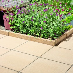 Buff - Textured - Concrete Paving - 600x600x35mm