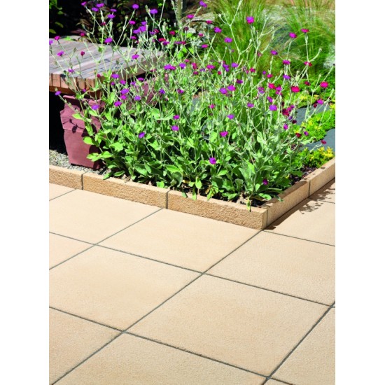 Buff - Textured - Concrete Paving - 600x600x35mm