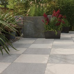 Grey - Textured - Concrete Paving - 450x450x32mm