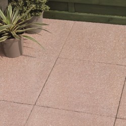 Red - Textured - Concrete Paving - 450x450x32mm