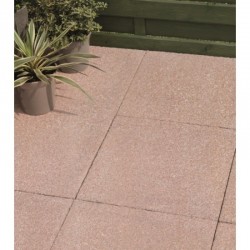 Red - Textured - Concrete Paving - 600x600x35mm