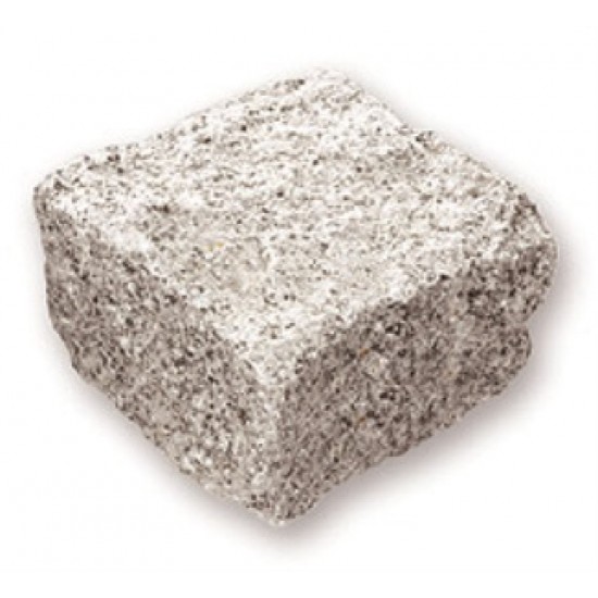 Silver Grey - Natural Granite Setts - Natural Granite - 100x100x50mm