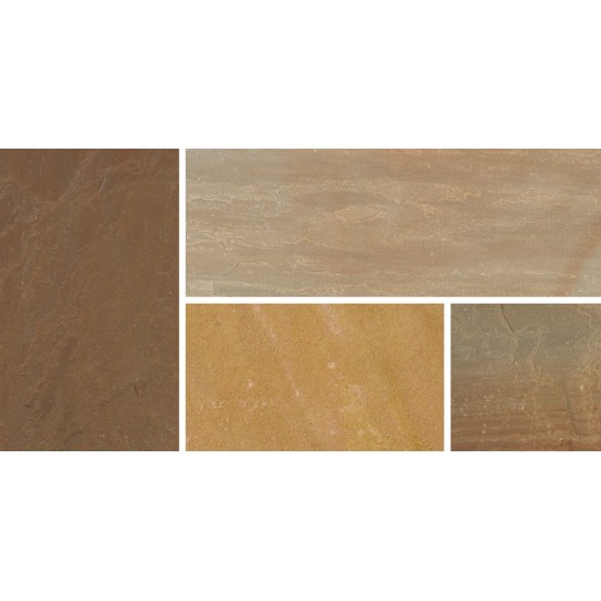 Sunset Buff - Natural Sandstone - NaturalStone Ranges - Full Circle - Large 3300mm Pack