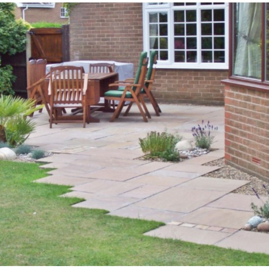 Sunset Buff - Natural Sandstone - NaturalStone Ranges - Patio Pack 15.30m2