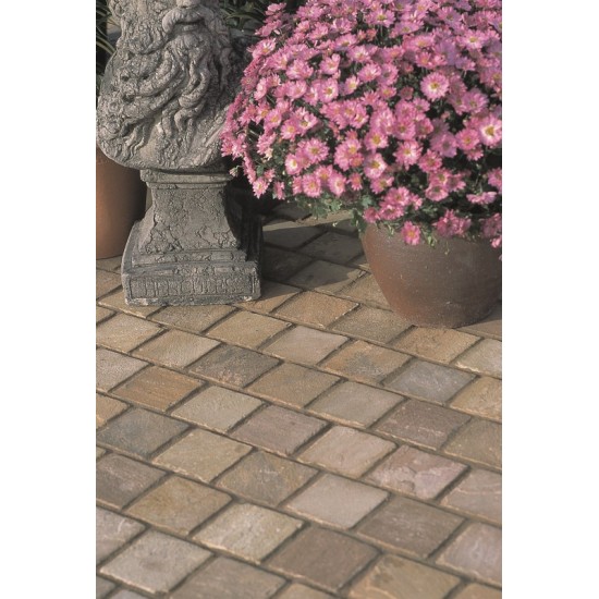 Autumn Green - Natural Sandstone Setts - Landscaping Features - Setts 100x100mm Pack of 750