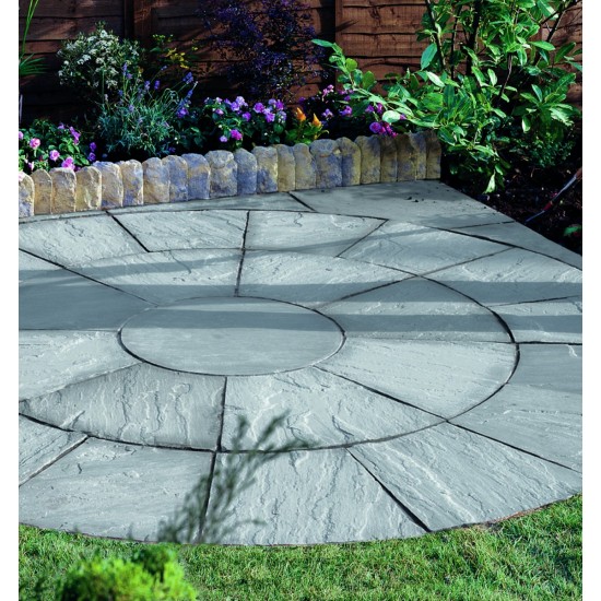 Silver Grey - Natural Sandstone - NaturalStone Ranges - Small Circle Squaring Off Kit 2720mm