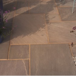 Burnt Umber - Blended Natural Sandstone - NaturalStone Ranges - Patio Pack 19.52m2
