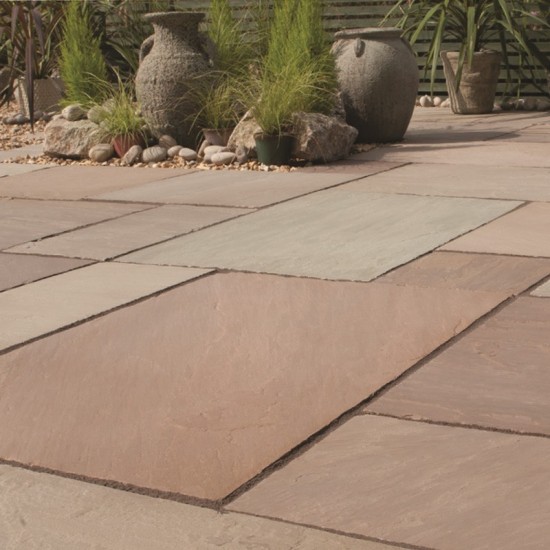 Imperial Green - Blended Natural Sandstone - NaturalStone Range - Patio Pack 19.52m2
