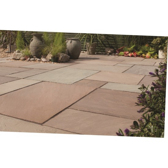 Rustic Buff - Blended Natural Sandstone - NaturalStone Ranges - Patio Pack 19.52m2