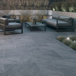 Dark Grey - Aspero - Porcelain Collection - Patio Pack 18.36m2