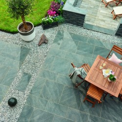 Dark Grey - Mode Profiled - Porcelain Collection - 600x300x20mm Pack 12.96m2