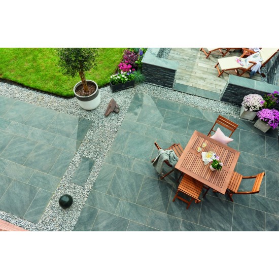 Dark Grey - Mode Profiled - Porcelain Collection - 600x300x20mm Pack 12.96m2