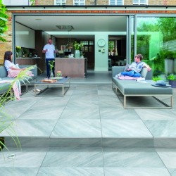 Silver Grey - Mode Profiled - Porcelain Collection - 600x300x20mm Pack 12.96m2