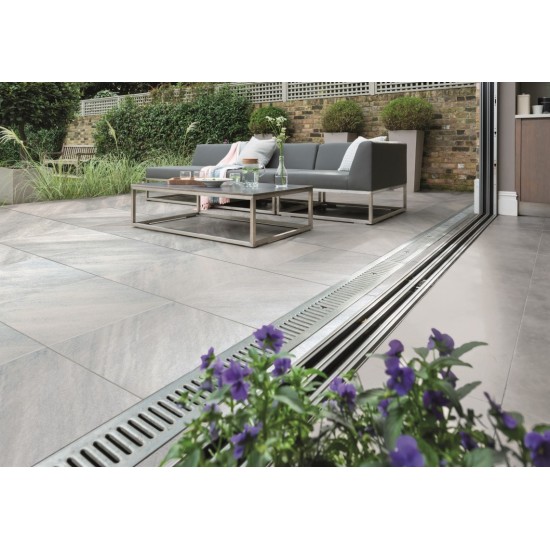 Silver Grey - Mode Profiled - Porcelain Collection - 600x600x20mm