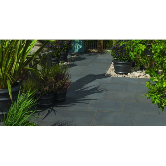 Dark Grey - Aged Riven - Concrete Paving - Patio Pack 9.72m2
