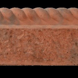 Antique Red - Rustic Rope Top - Landscaping Features - Edging 600x150x50mm
