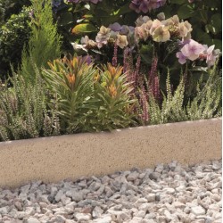 Grey - Round Top - Landscaping Features - Edging 600x50x150mm
