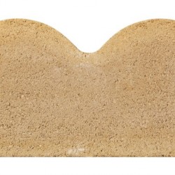 Buff - Scalloped - Landscaping Features - Edging 600x50x150mm