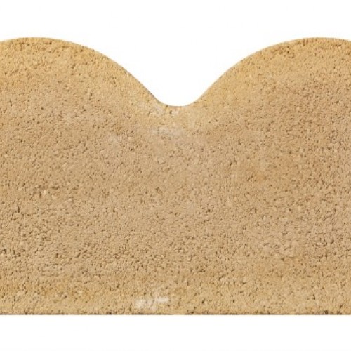 Buff - Scalloped - Landscaping Features - Edging 600x50x150mm