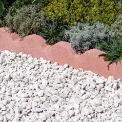 Red - Scalloped - Landscaping Features - Edging 600x50x150mm