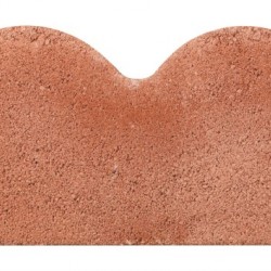 Red - Scalloped - Landscaping Features - Edging 600x50x150mm