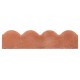 Red - Scalloped - Landscaping Features - Edging 600x50x150mm
