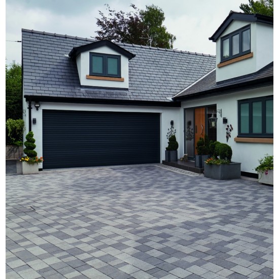 Mid Granite - Stonemaster - Block Paving - Mid Grey Washed Mixed Sizes 50mm