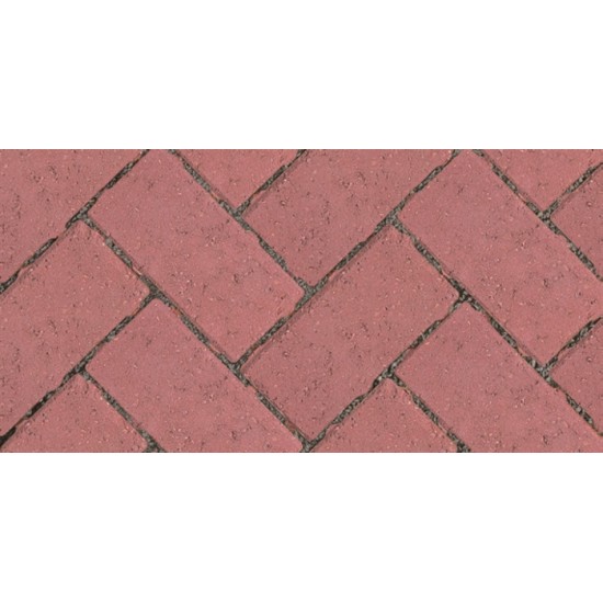 Red - Driveway Infilta - Block Paving - Red 200x100x60mm - (404no Per Pack)8.08 m2
