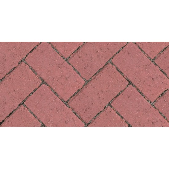 Red - Driveway Infilta - Block Paving - Red 200x100x60mm - (404no Per Pack)8.08 m2