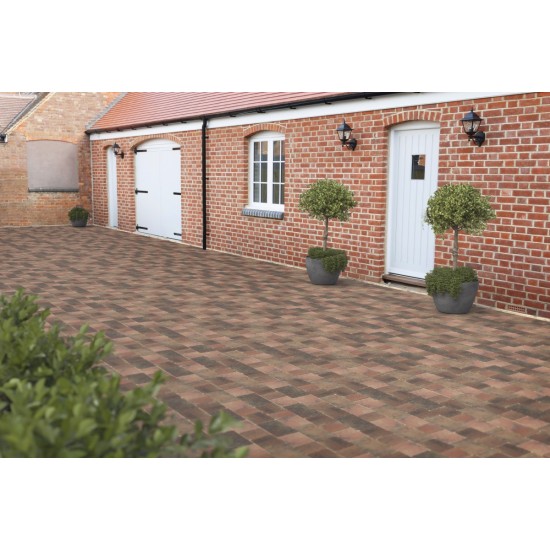 Autumn - Woburn Original - Block Paving - Autumn 200x134x50mm Large (37) - (312no Per Pack)8.43 m2