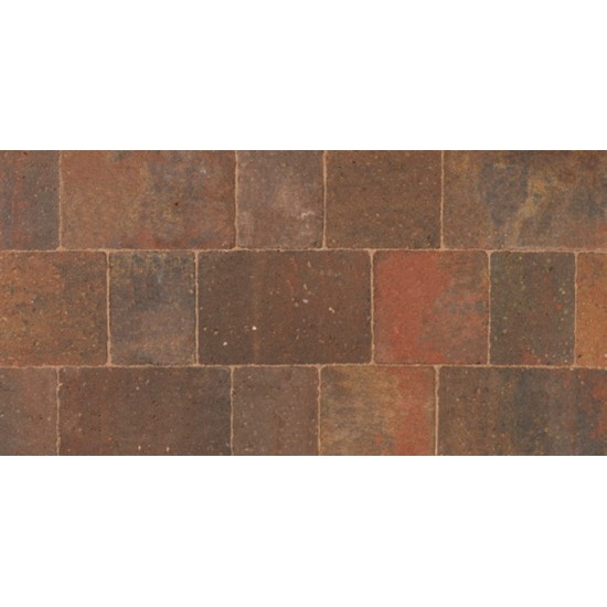 Autumn - Woburn Original - Block Paving - Autumn 134x134x50mm Medium (56) - (504no Per Pack)9.05 m2