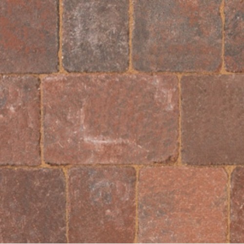Brindle - Woburn Rumbled - Block Paving - Brindle 200x134x50mm Large (37) - (336no Per Pack)9.05 m2