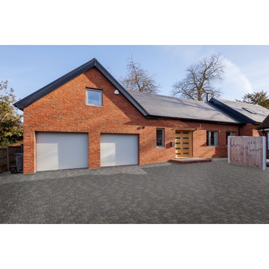 Graphite - Woburn Rumbled - Block Paving - Graphite 134x134x50mm Medium (56) - (504no Per Pack)9.05 m2