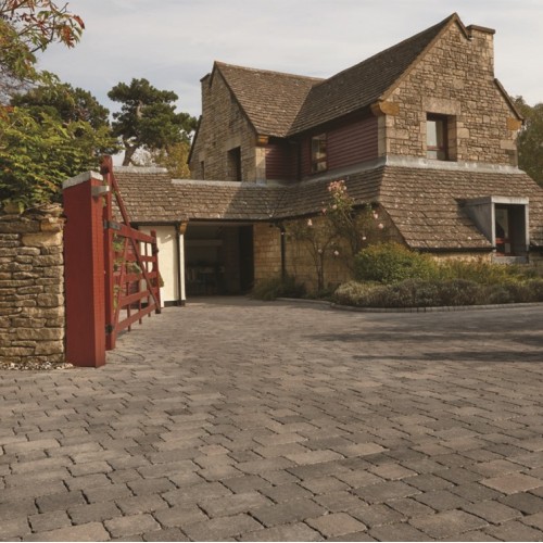 Graphite - Woburn Rumbled Infilta - Block Paving - Graphite 200x134x60mm Large - (312no Per Pack)8.43 m2
