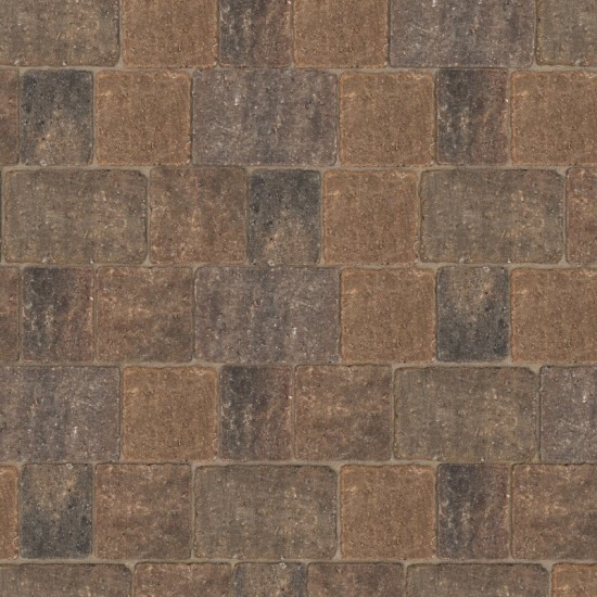Rustic - Woburn Rumbled - Block Paving - Rustic 200x134x50mm Large (37) - (336no Per Pack)9.05 m2