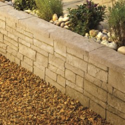 Weathered Limestone - Old Town Walling Full Block - Landscaping Features - Full Block 450x145x130 Pack 3.42m2